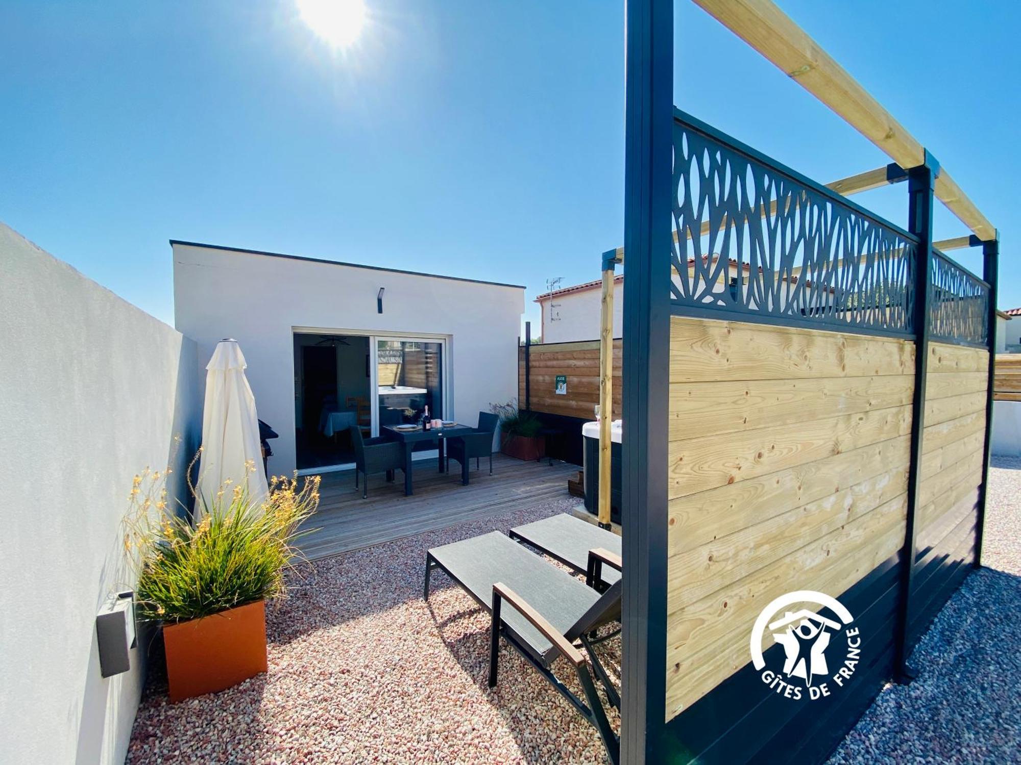 Gite & Spa Le Villemachois - 4 Etoiles - Jacuzzi Couvert - Calme Et Independant - Clim - Parking - 5 Min Carcassonne Villemoustaussou المظهر الخارجي الصورة