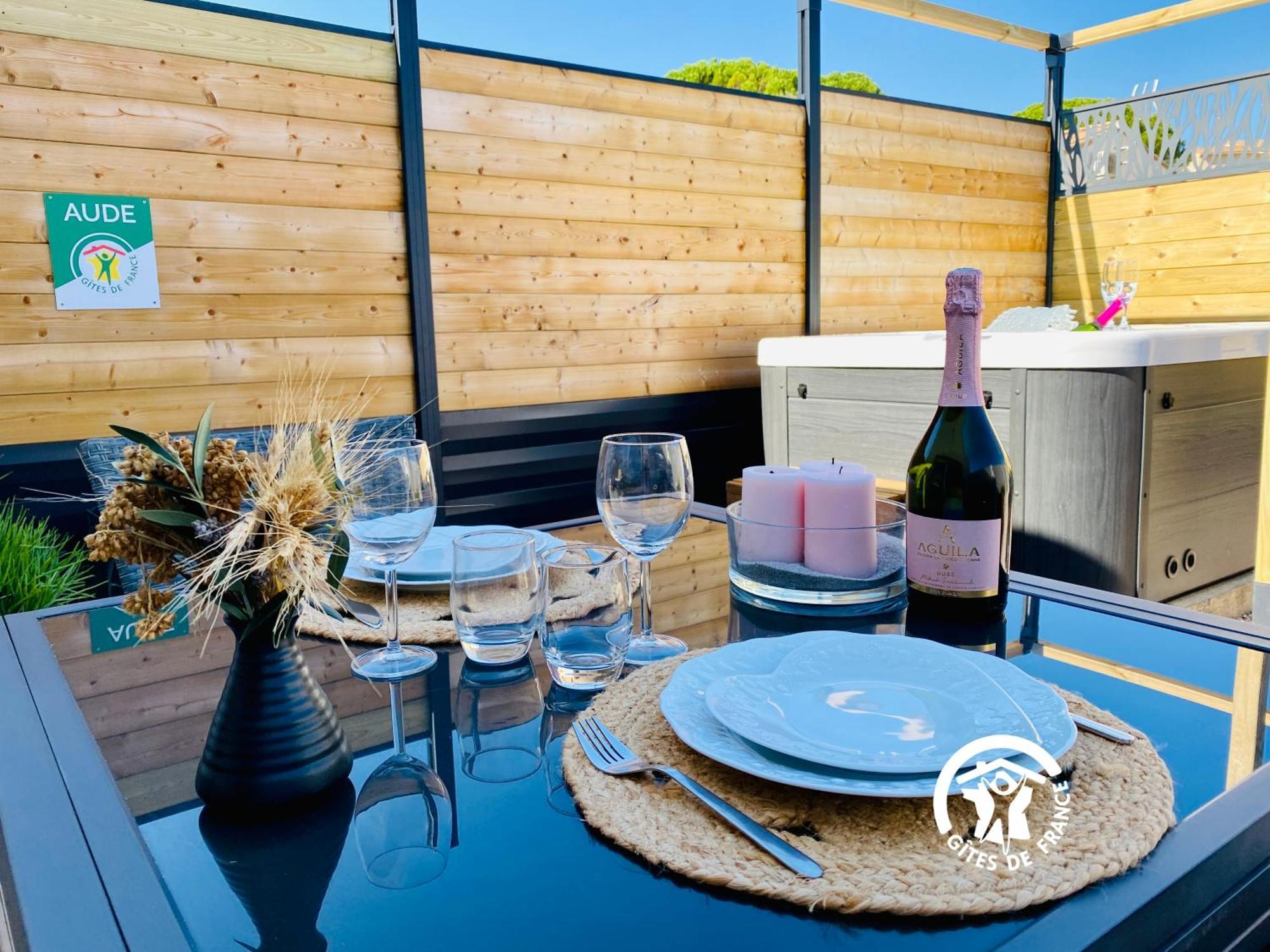 Gite & Spa Le Villemachois - 4 Etoiles - Jacuzzi Couvert - Calme Et Independant - Clim - Parking - 5 Min Carcassonne Villemoustaussou المظهر الخارجي الصورة